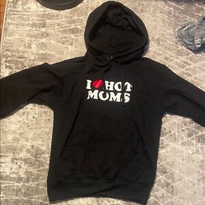 Black Hoodie with Graphic Print